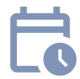 Icon - Calendar with Clock