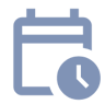 Icon - Calendar with Clock